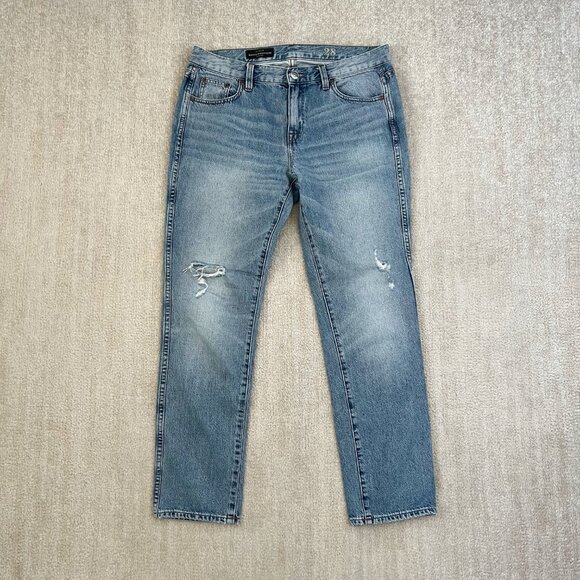 J. Crew Broken In Boyfriend Blue Jeans 28 - Picture 1 of 10